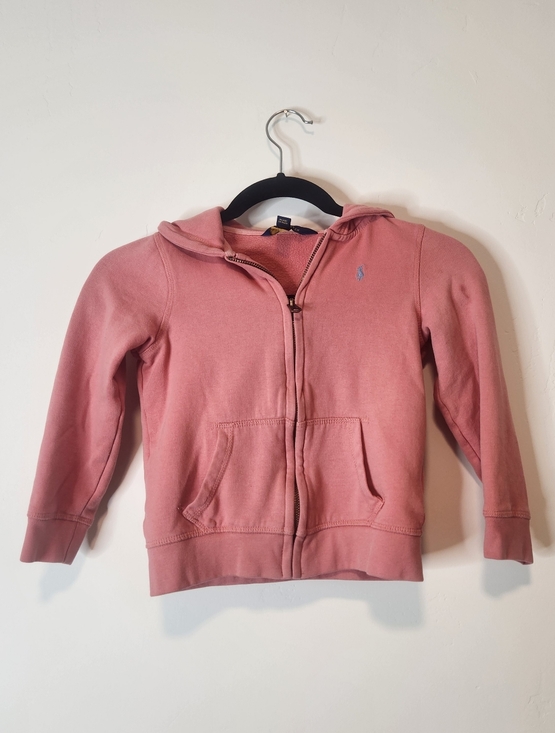 Ralph Lauren Other - Polo Ralph Lauren Hoodie Girls Pink Full Zip-up Size 6